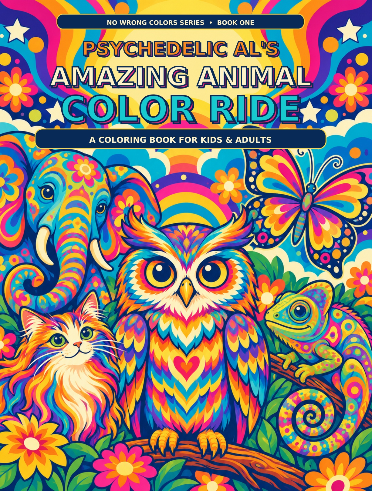 Psychedelic Al's Amazing Animal Color Ride Animal Version 1 front cover